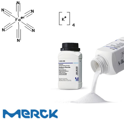 Potassium Hexacyanoferrate 2 Trihydrate For Analysis Emsure Merck