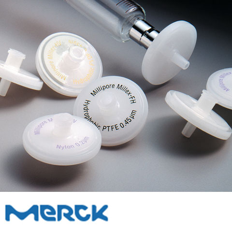 Millex-FH Filter 0.45 µm Hydrophobic PTFE 25 mm Non-Sterile 50  Non Sterile Merck