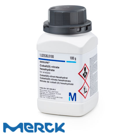 Cobalt (II) Nitrate Gr Hexahydrate For Analysis Emsure Merck